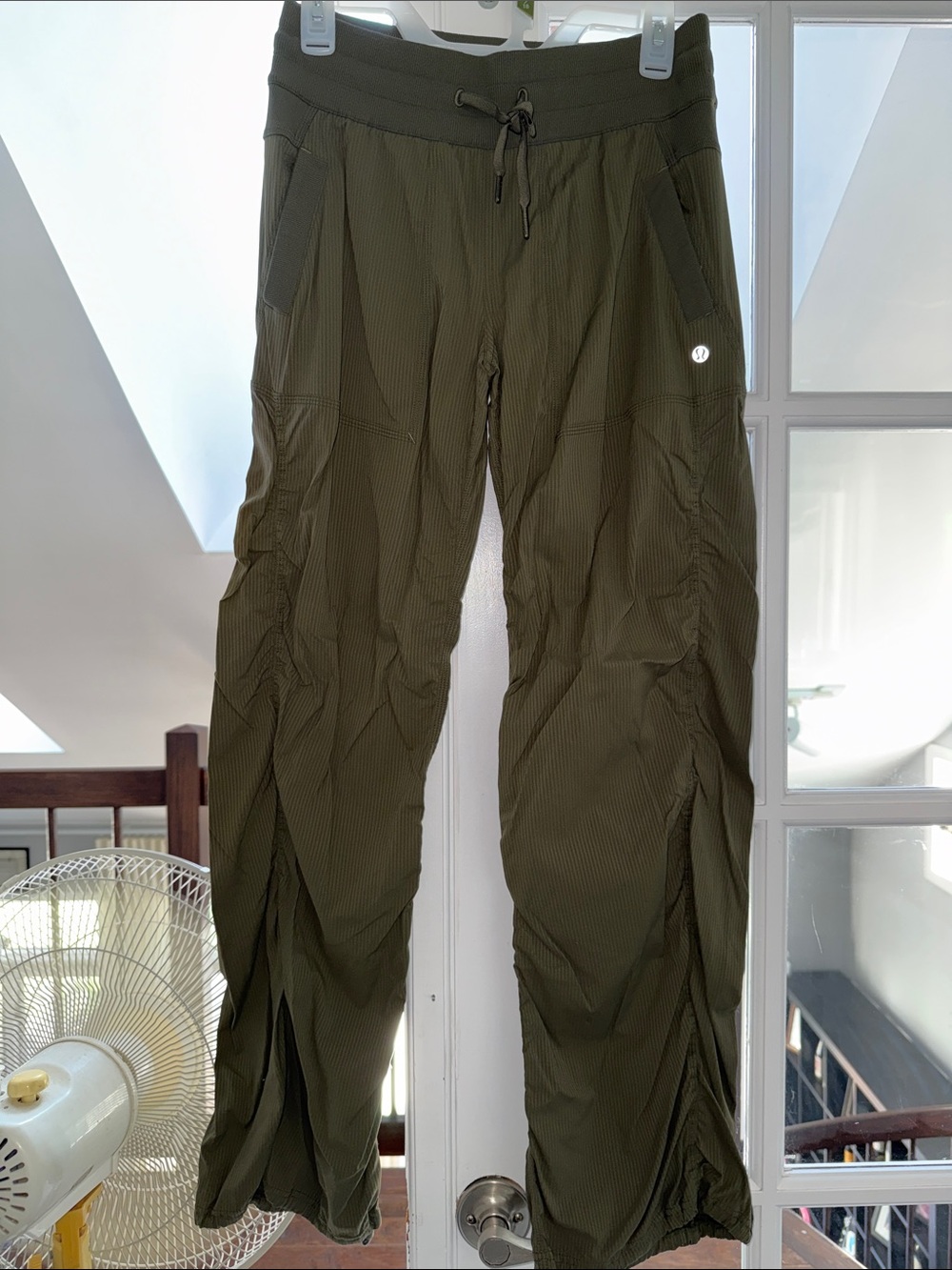 95. Lululemon Dance studio pants in olive green